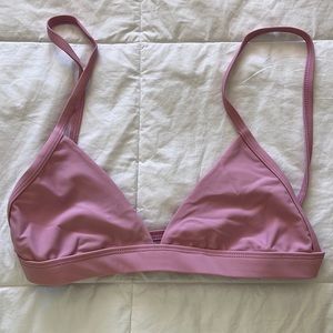 Kulani Kinis pink triangle bikini top